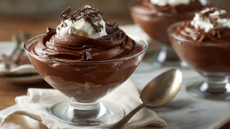 chocolate mousse recipe no cream