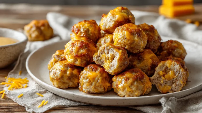 sausage balls recipe without bisquick