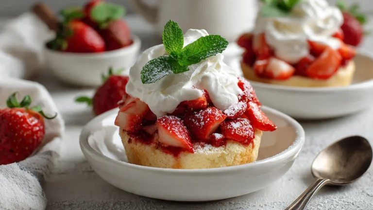 strawberry shortcake recipe with angel food cake