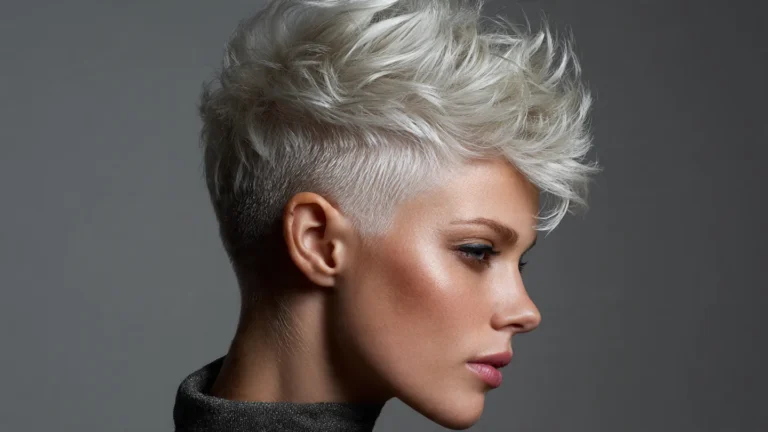 ultra realistic studio beauty portrait of a white