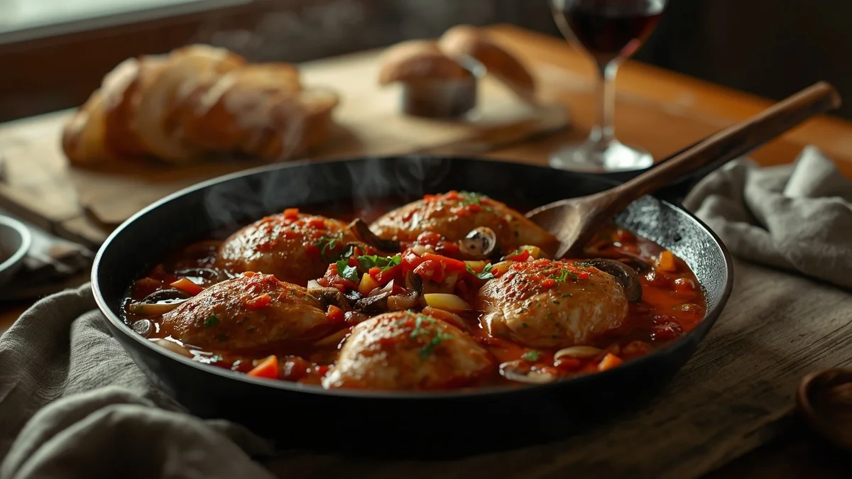 chicken cacciatore recipe