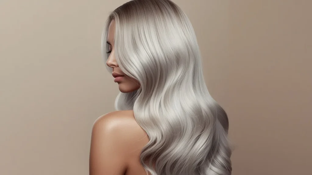 Ash Blonde Silver Ombre