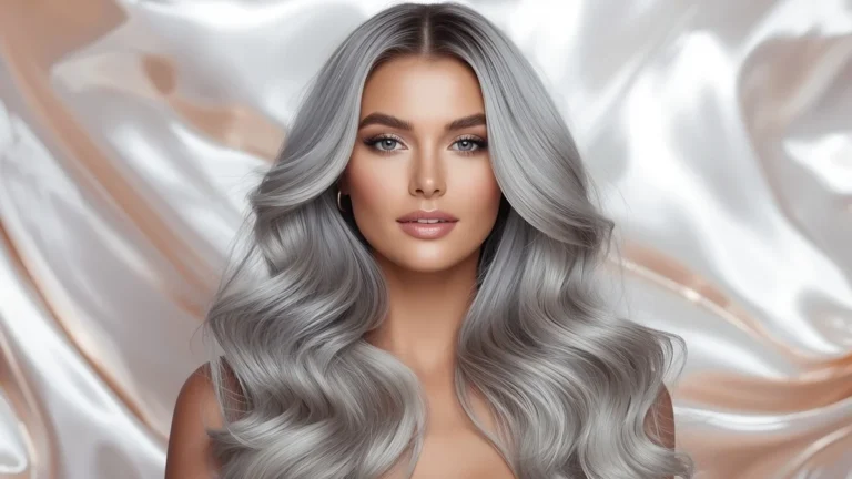 Ash Blonde Silver Ombre