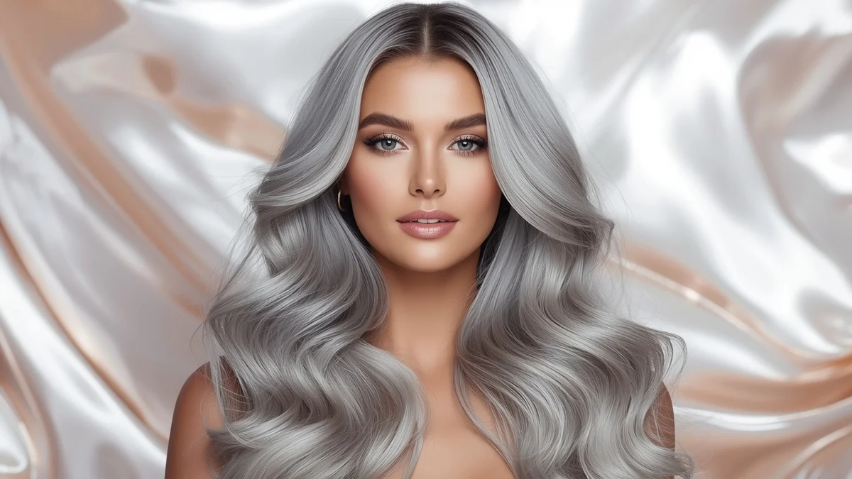 Ash Blonde Silver Ombre