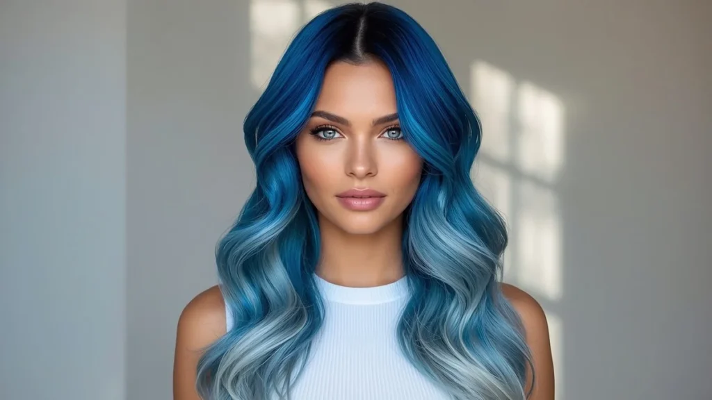 Blue Ombre Hair