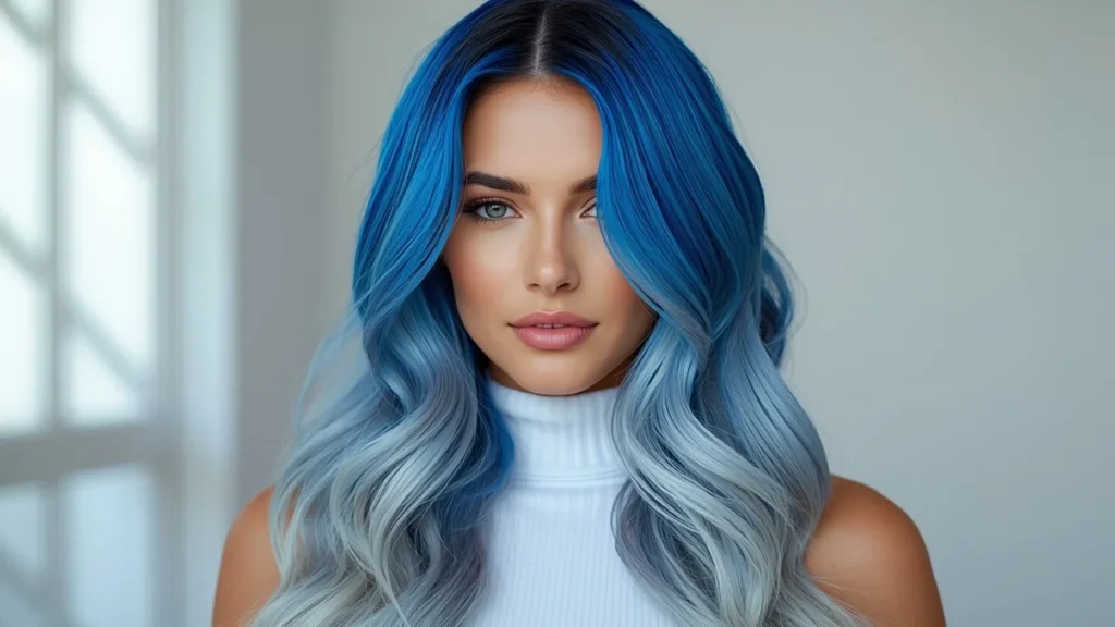 Blue Ombre Hair
