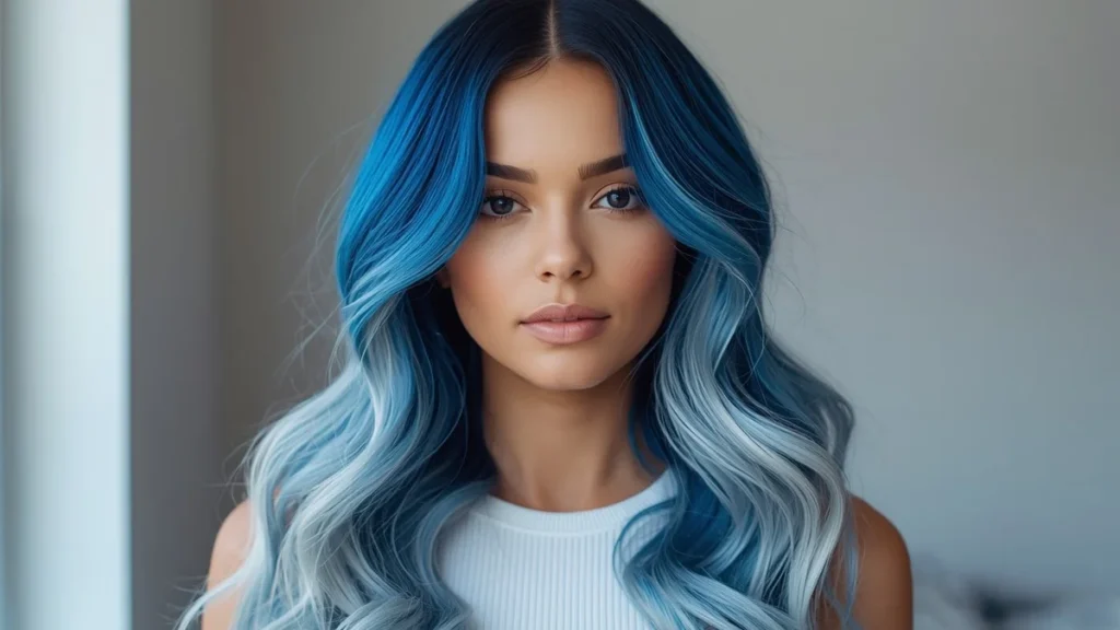 Blue Ombre Hair