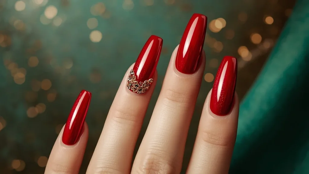 Bold Red Nails Designs