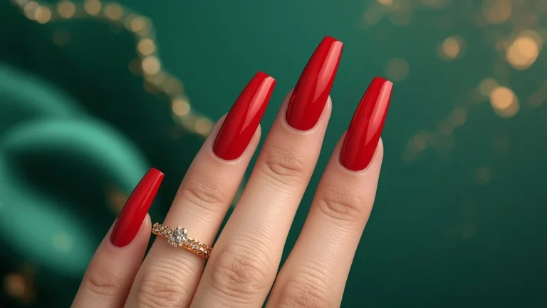 Bold Red Nails Designs