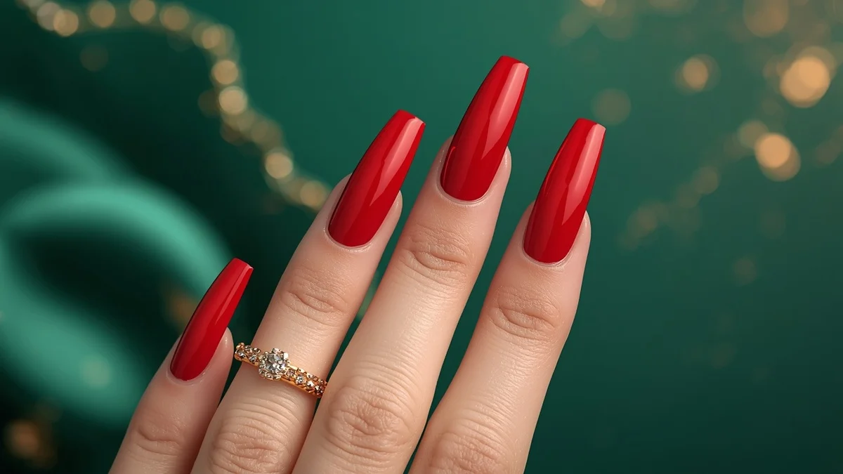 Bold Red Nails Designs