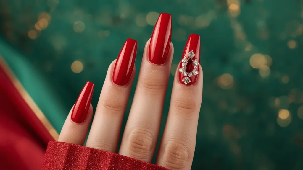 Bold Red Nails Designs