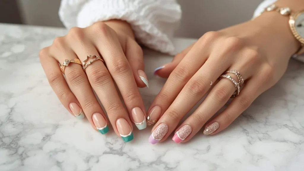 French Nails Designs 