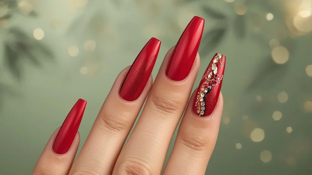Red Nails Designs