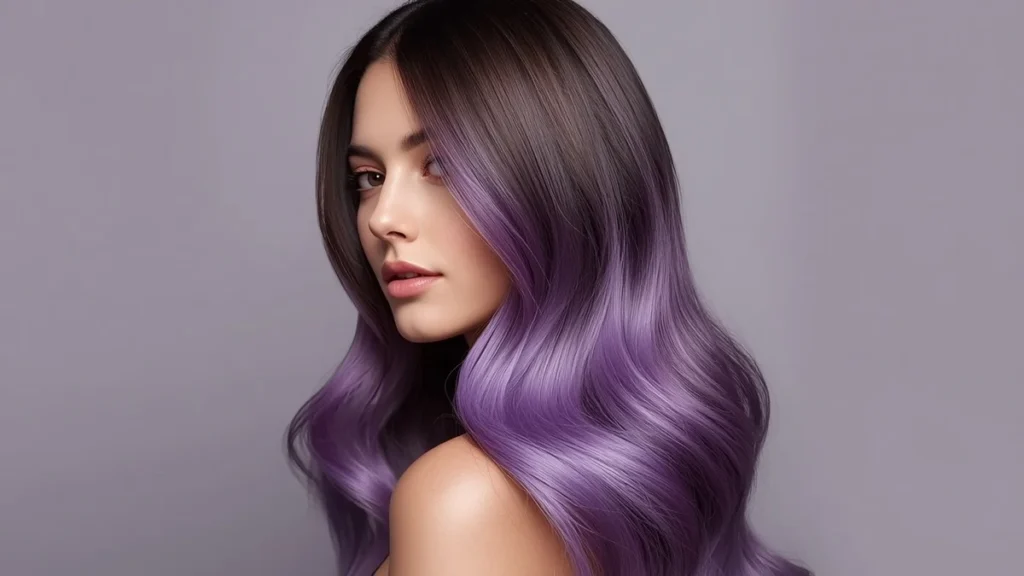 Stunning Purple Ombre Hair Colors ()