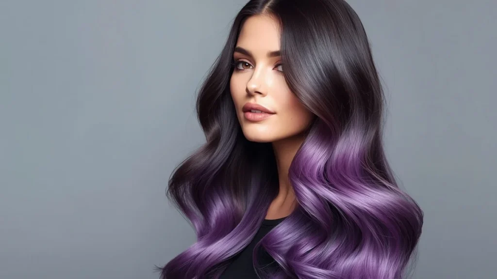 Stunning Purple Ombre Hair Colors ()