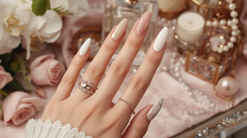 Classy Almond Nails