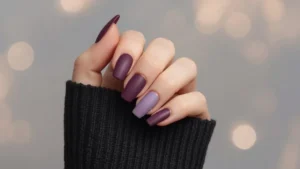 Dark Cat Eye Nails