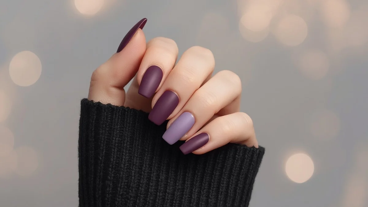 Dark Cat Eye Nails