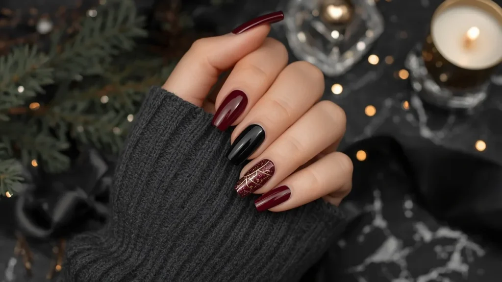 Dark Winter Nails