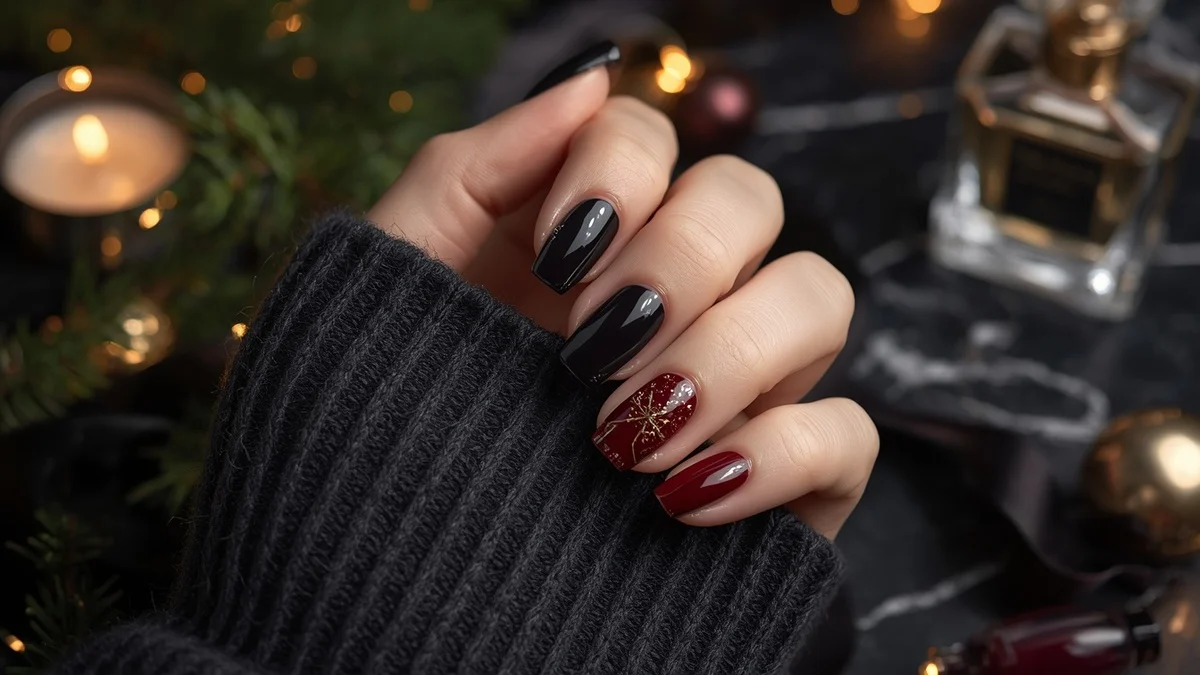 Dark Winter Nails