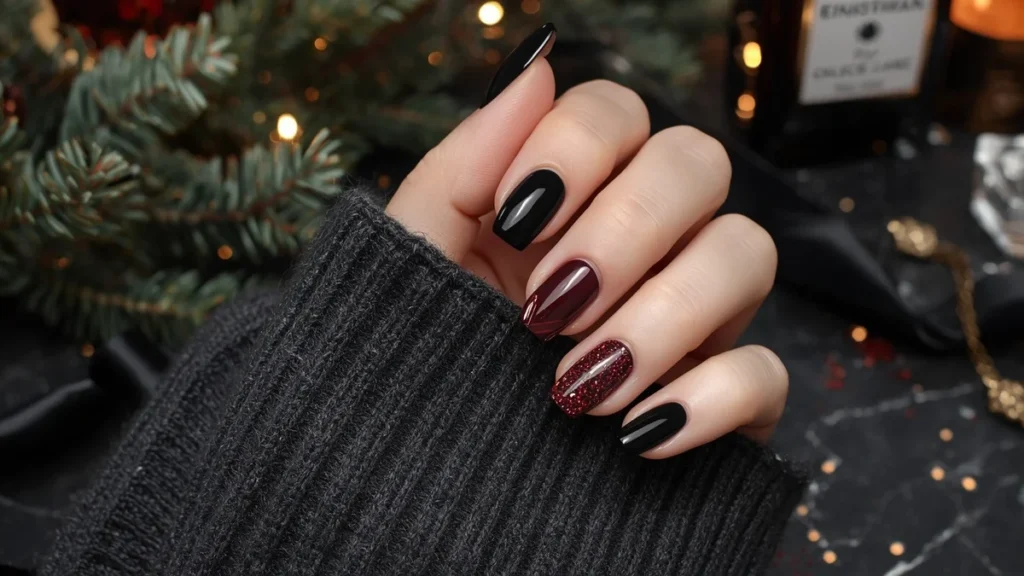 Dark Winter Nails