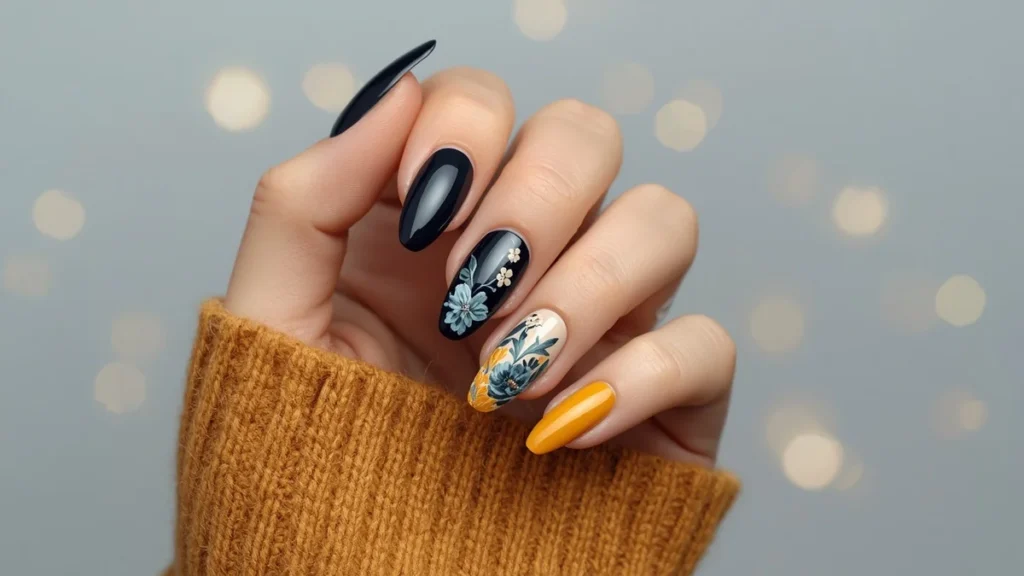 Glam Autumn Nails