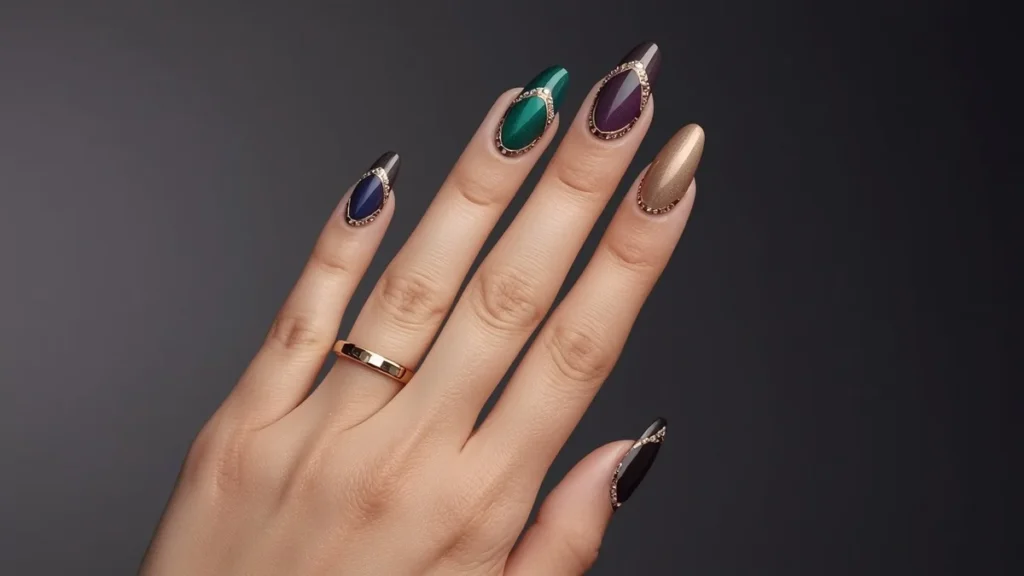 Gorgeous Cat Eye Nails