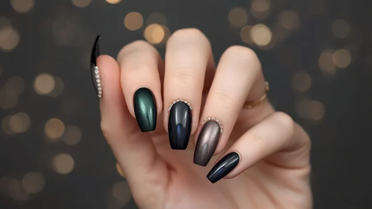 Gorgeous Cat Eye Nails