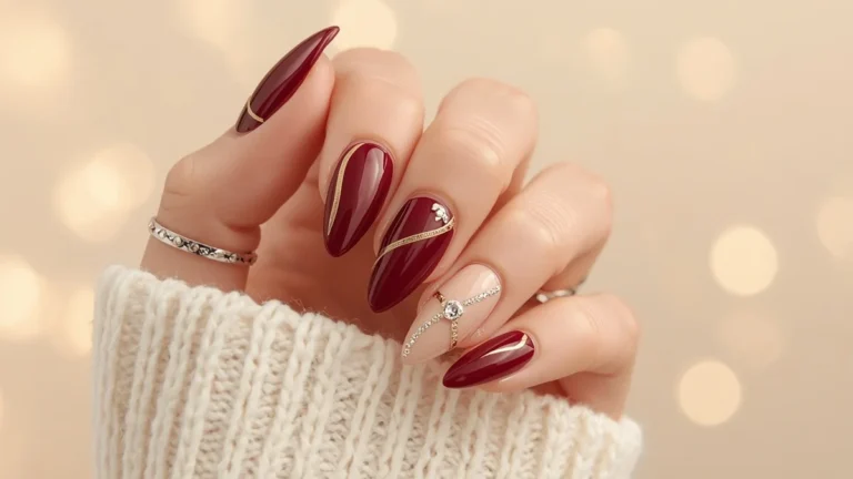 Heart-Themed Valentine’s Nails
