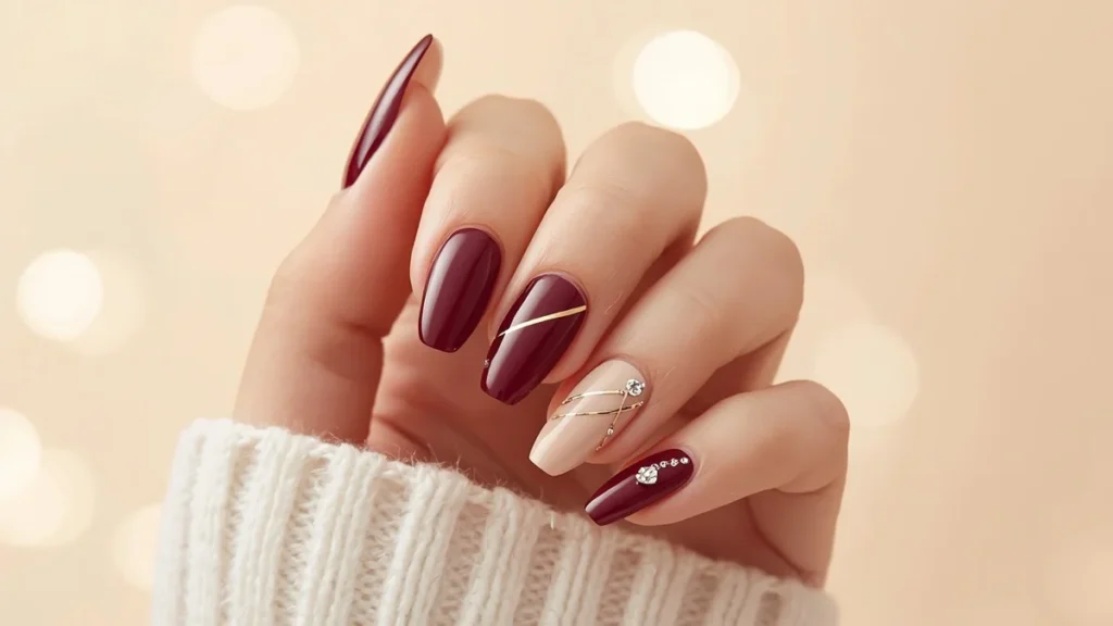 Heart-Themed Valentine’s Nails