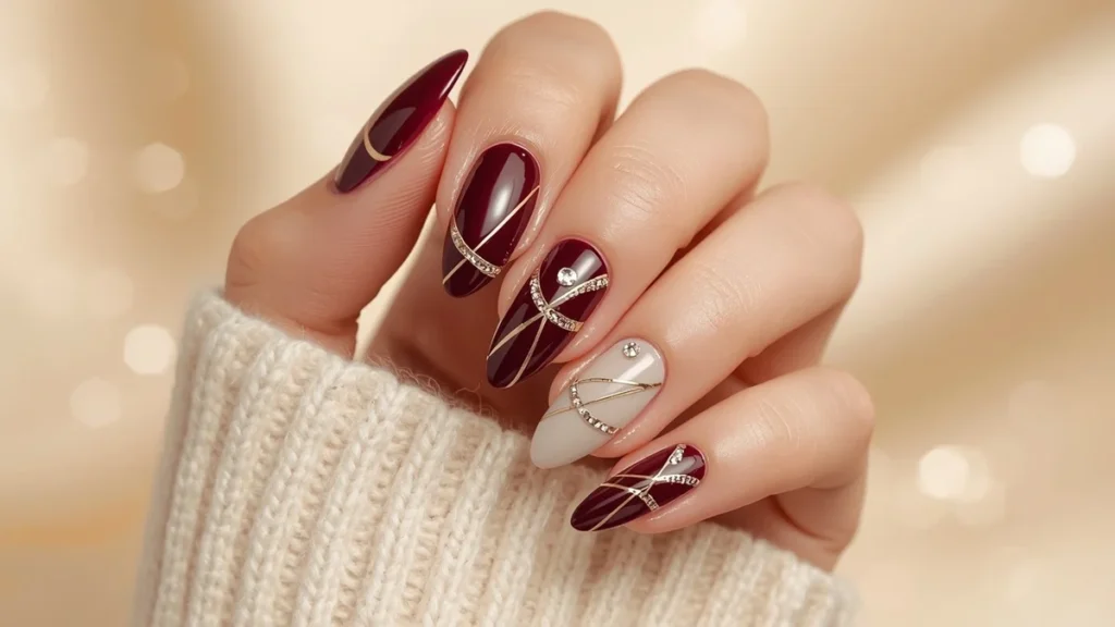 Heart-Themed Valentine’s Nails