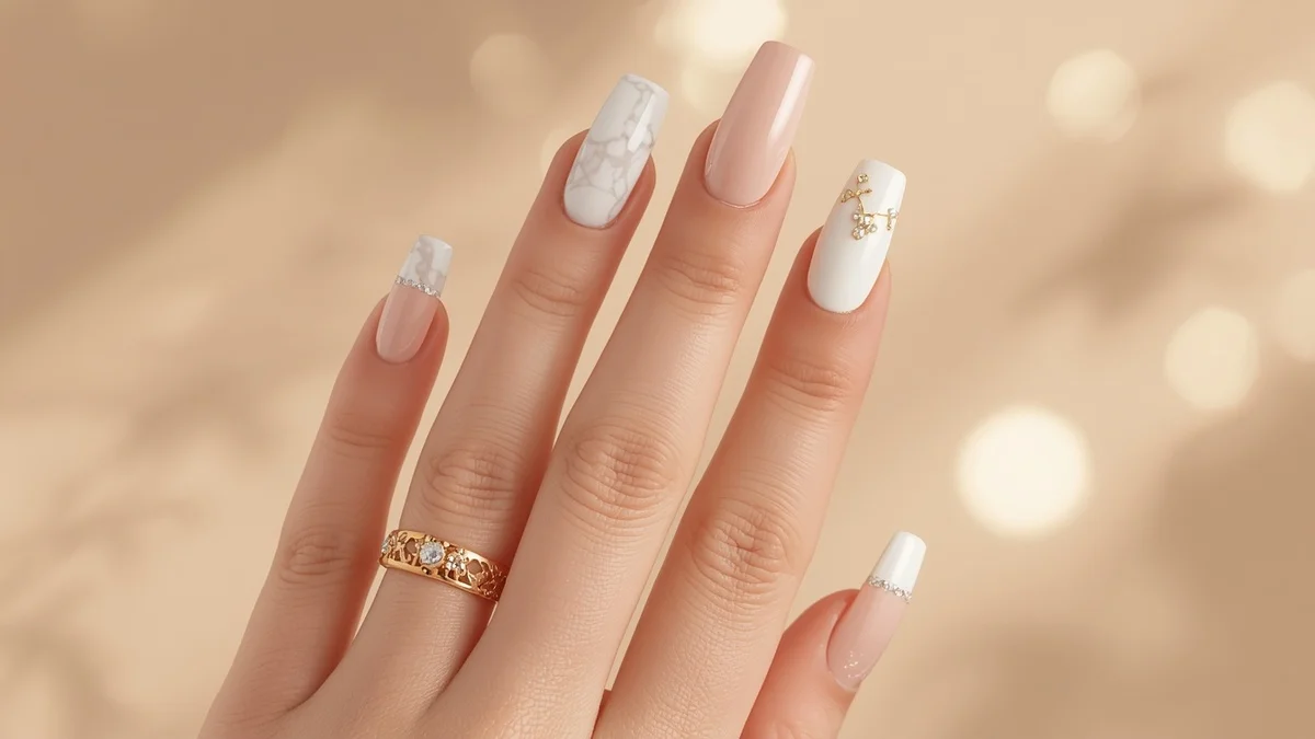 Long Acrylic Nails