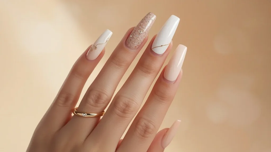 Long Acrylic Nails