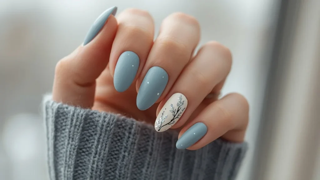 Navy Blue Nails