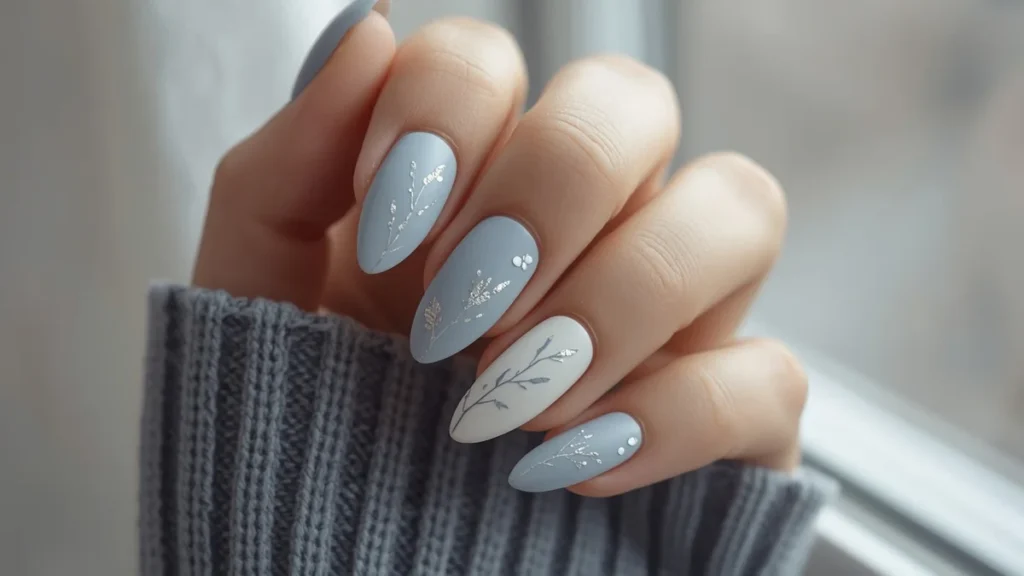 Navy Blue Nails