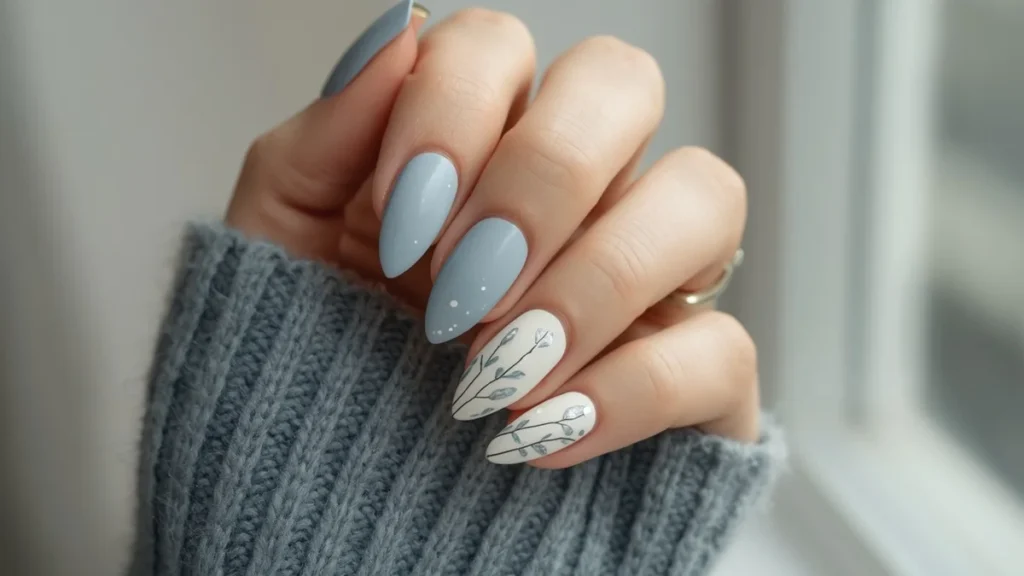 Navy Blue Nails