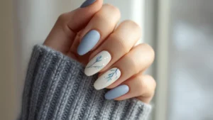 Navy Blue Nails