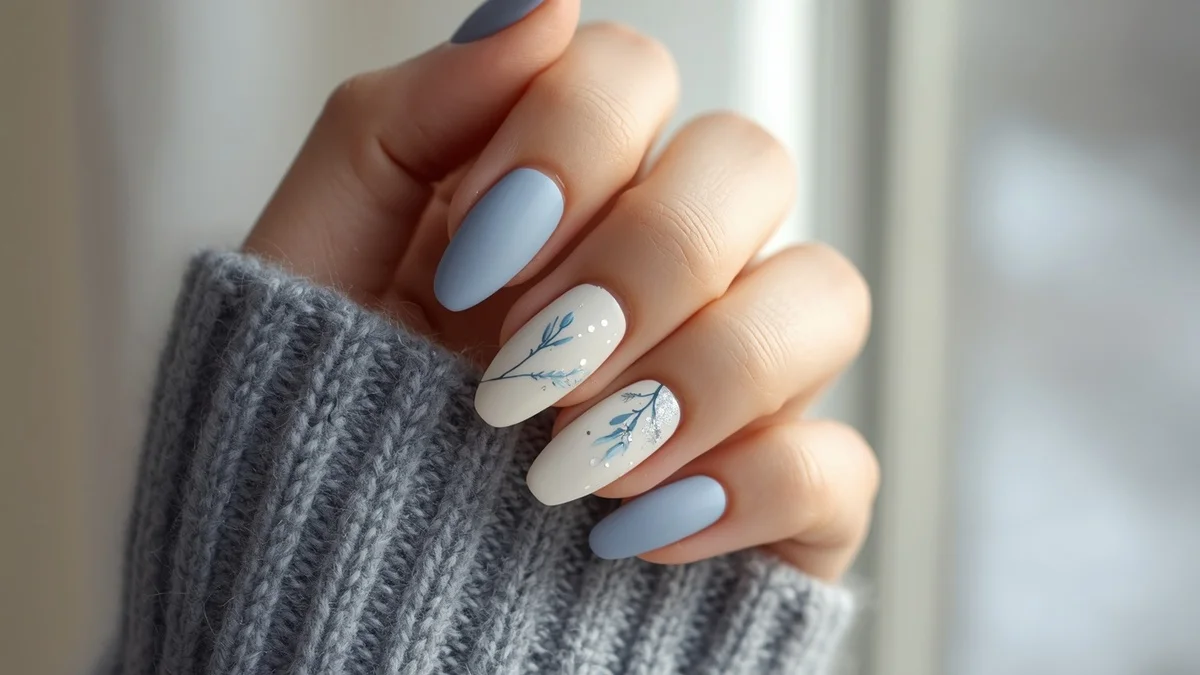 Navy Blue Nails
