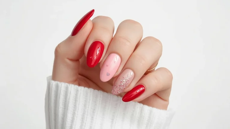 Romantic Valentine’s Nails