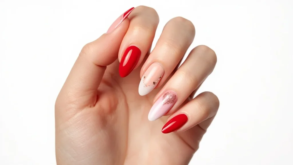 Romantic Valentine’s Nails