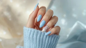 Sky Blue Nails Ideas