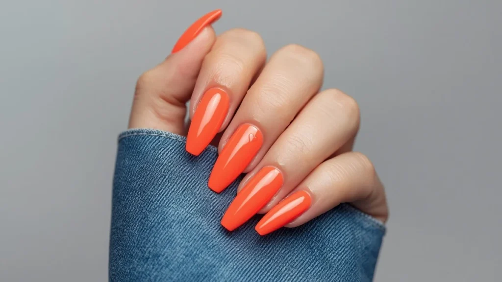 Trendy Red Nail