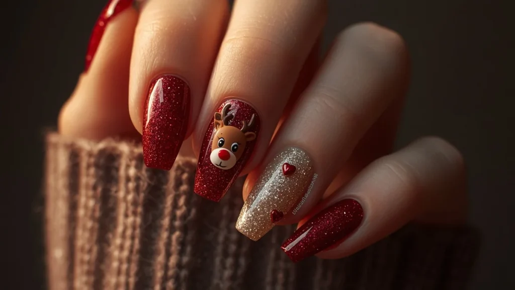 Chic Christmas Nails