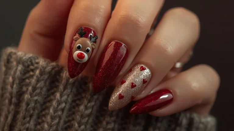 Chic Christmas Nails