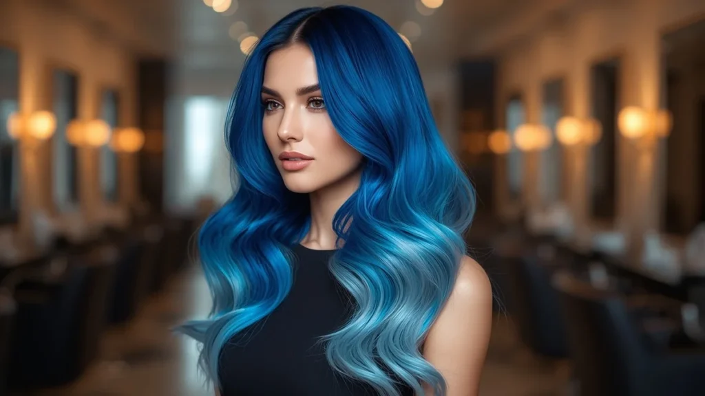 Creative Blue Ombre Hairstyles
