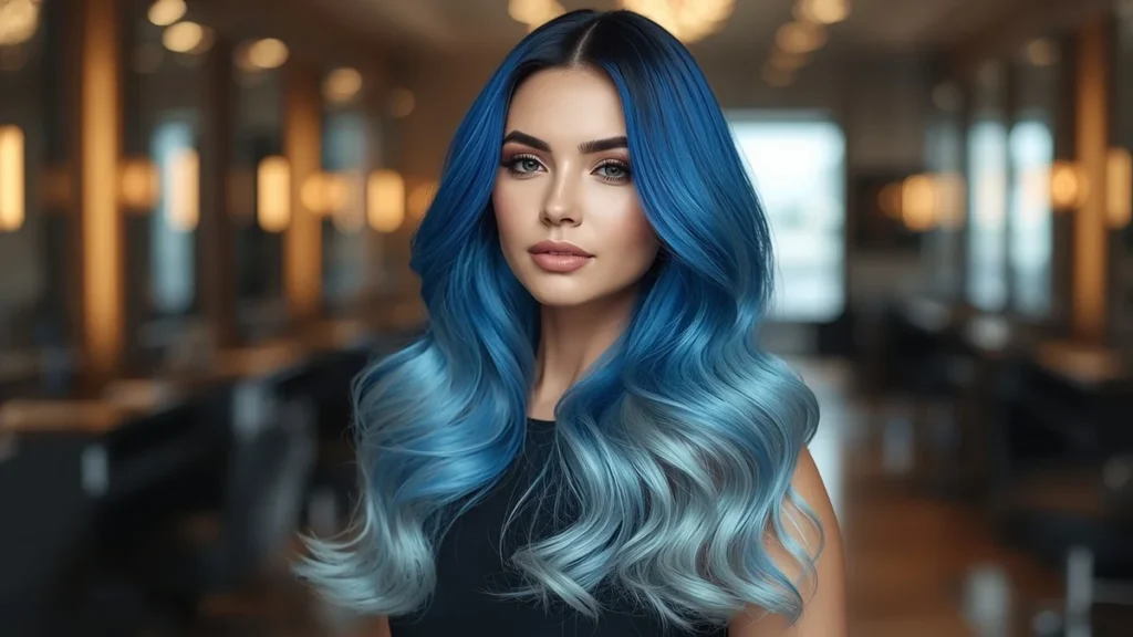 Creative Blue Ombre Hairstyles