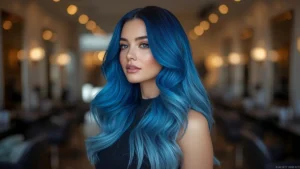Creative Blue Ombre Hairstyles