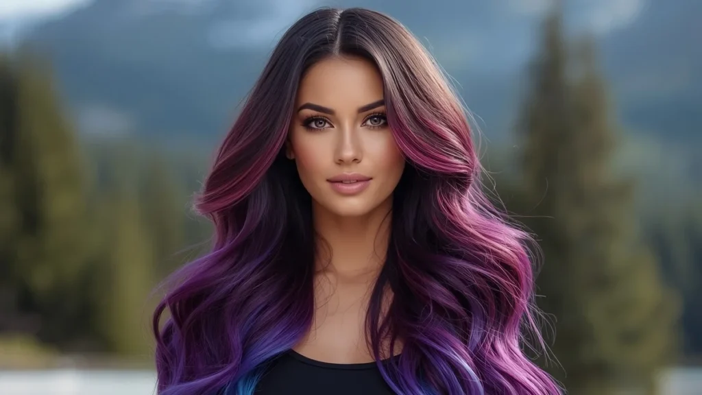 Dreamy Purple Ombre Hairstyles