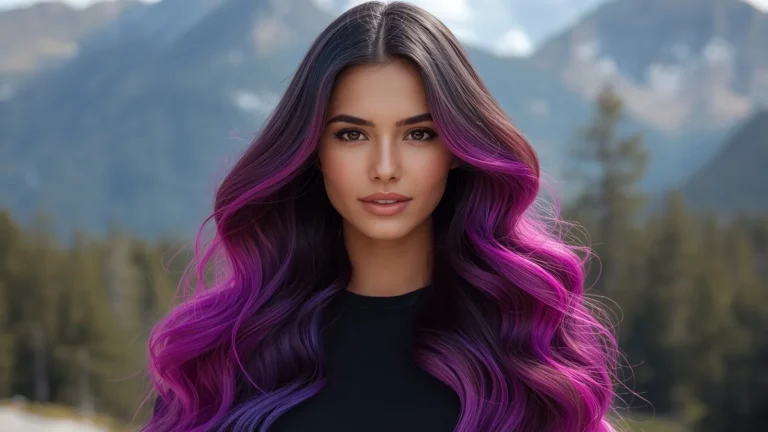 Dreamy Purple Ombre Hairstyles