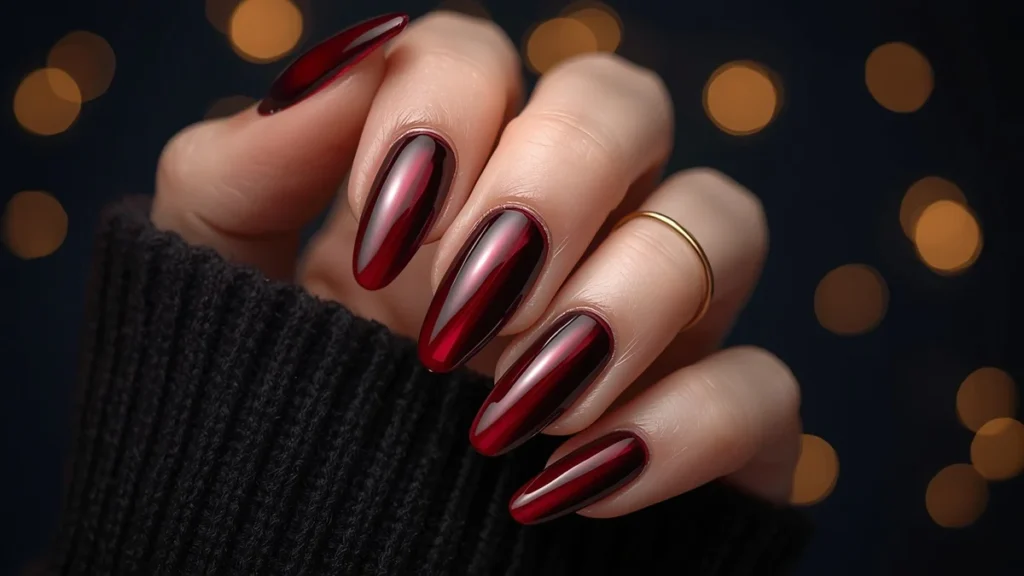 Elegant Red Nails
